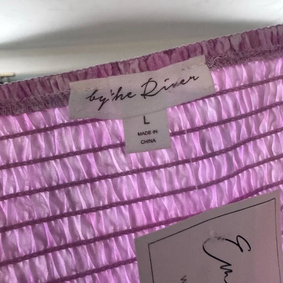 Lilac Floral Maxi Dress - Sleeveless V-Neck - Picture 3 of 4